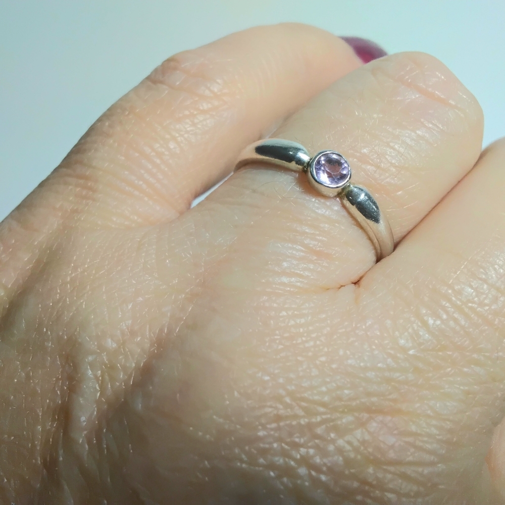 925 Silver Stackable Multi Stone Rings Sz 9-1/2 - image 6